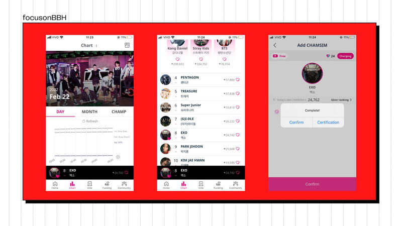 Se você é um usuário novo, você deve participar do chart por 5 dias, dentro de 100 dias para não ter limitações futuras na sua conta! Procure o EXO e deposite CHAMSIMs.